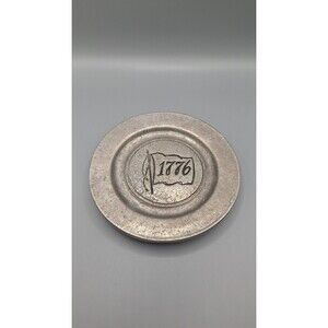Coaster "1776" engraved Pewter Decorative, Collectible, Bladensburg
